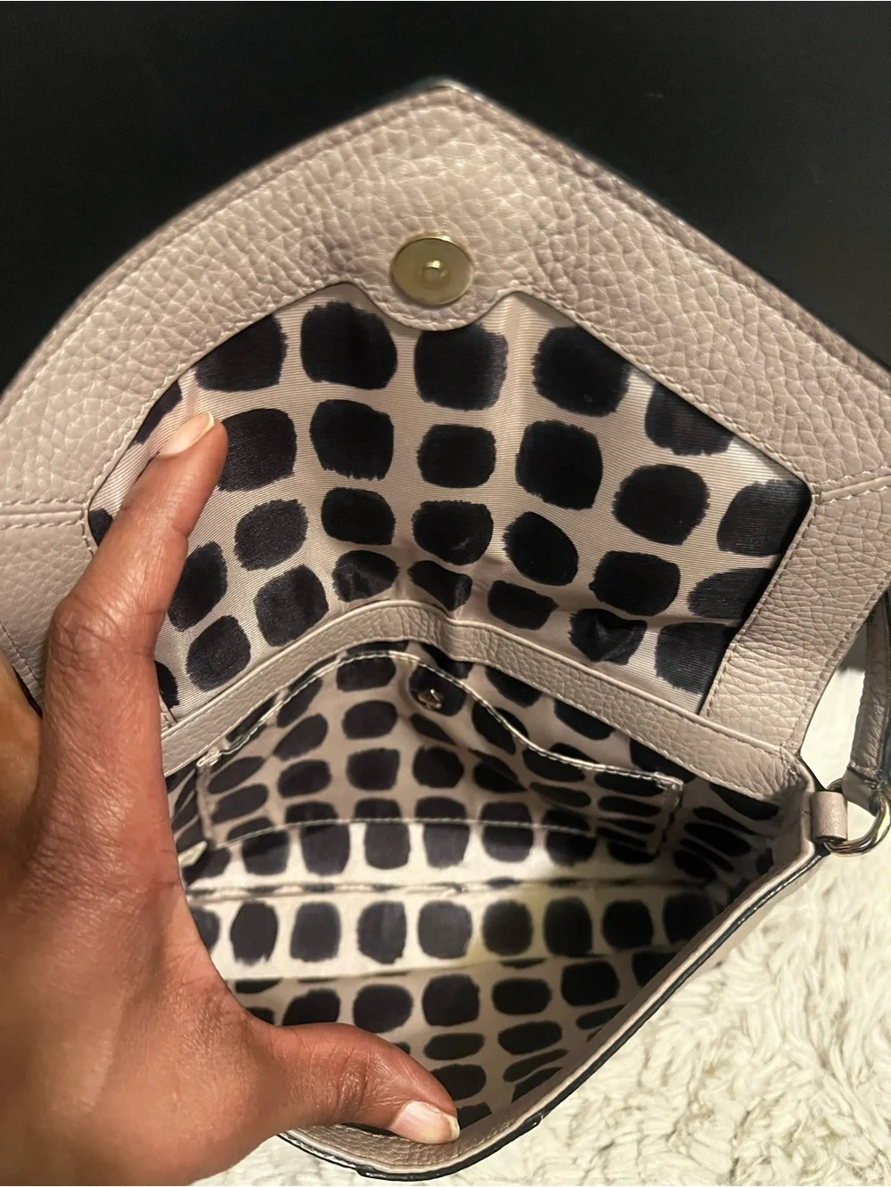 kate spade Sylvia Envelope Suede & Leather Crossbody Bag